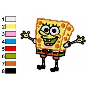 SpongeBob SquarePants Embroidery Design 11